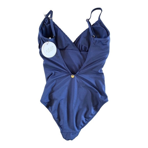 NWT Azura Australia pleated One Piece Swimsuit - Picture 5 of 8
